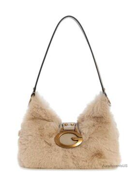 Mini Shoulder Bag Faux Fur G Hardware Everyday Wear